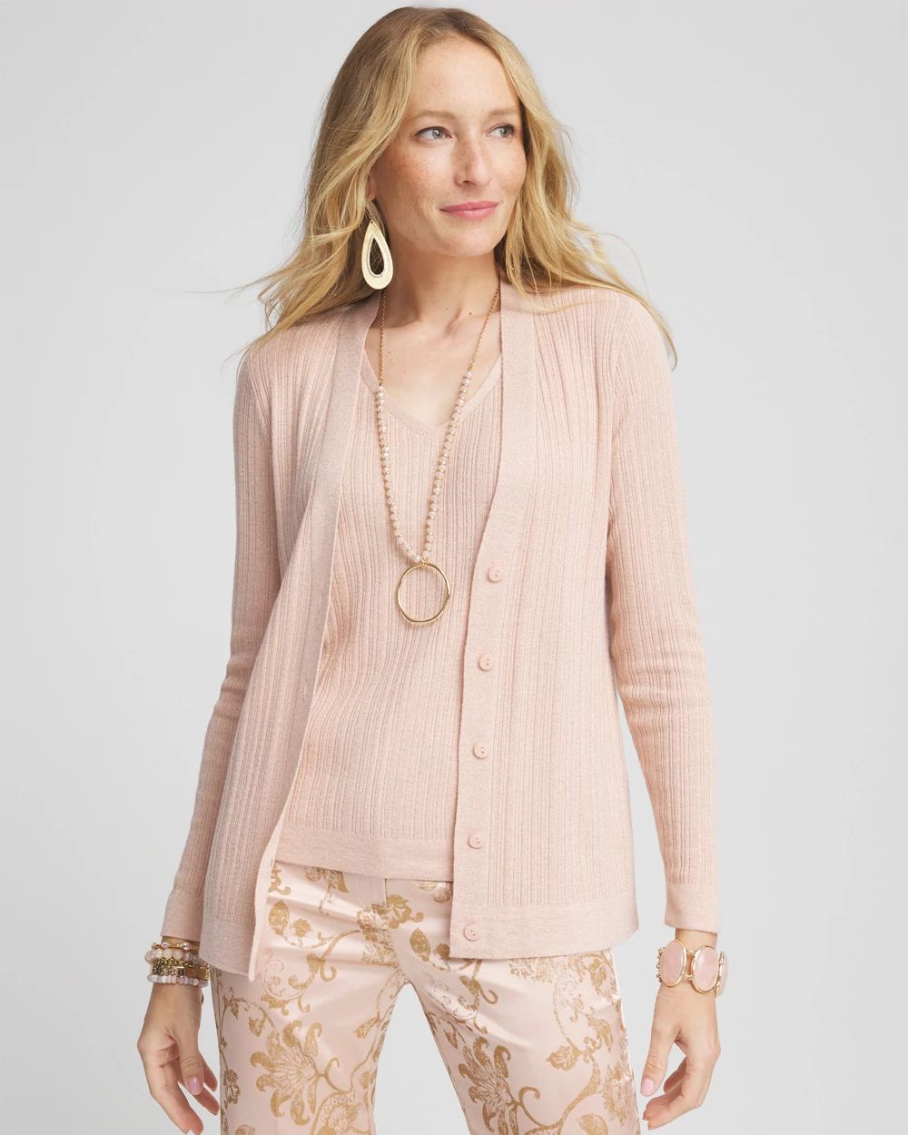 ★BORN SLIPPY★ Cloudy Ribbed ShortSleeve Cardigan Beige Rib Short Sleeve Cardigan - Beige – Somenutt
